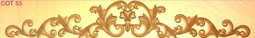 COT DESIGNS - COT-53 Divine Carved Relief CNC Design